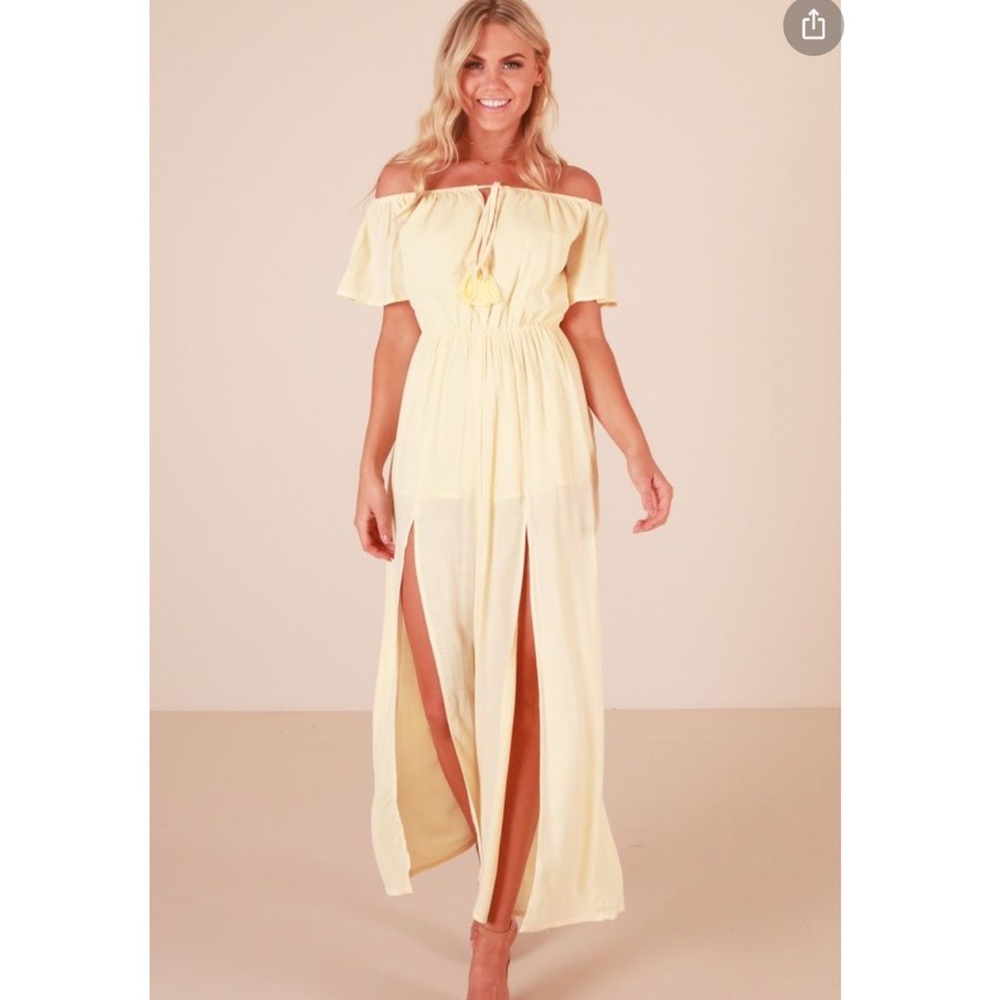 SHOWPO Mistaken Identity Yellow Jumpsuit
